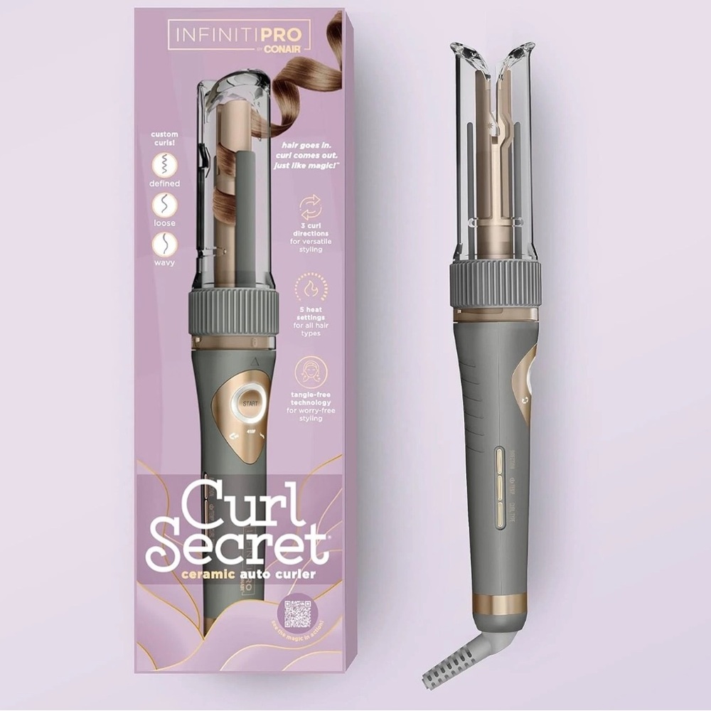 Infinitipro by Conair curl secret ceramic auto curler NWT